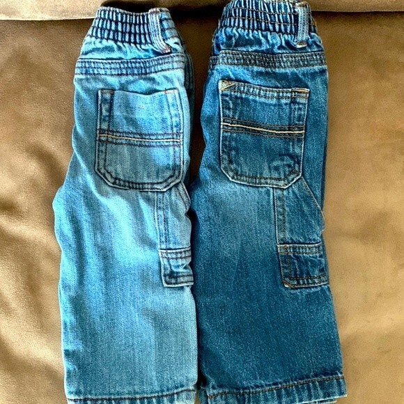 CHEROKEE CARPENTER JEANS —Size‎ 12 months LOT OF 2 - Picture 1 of 7